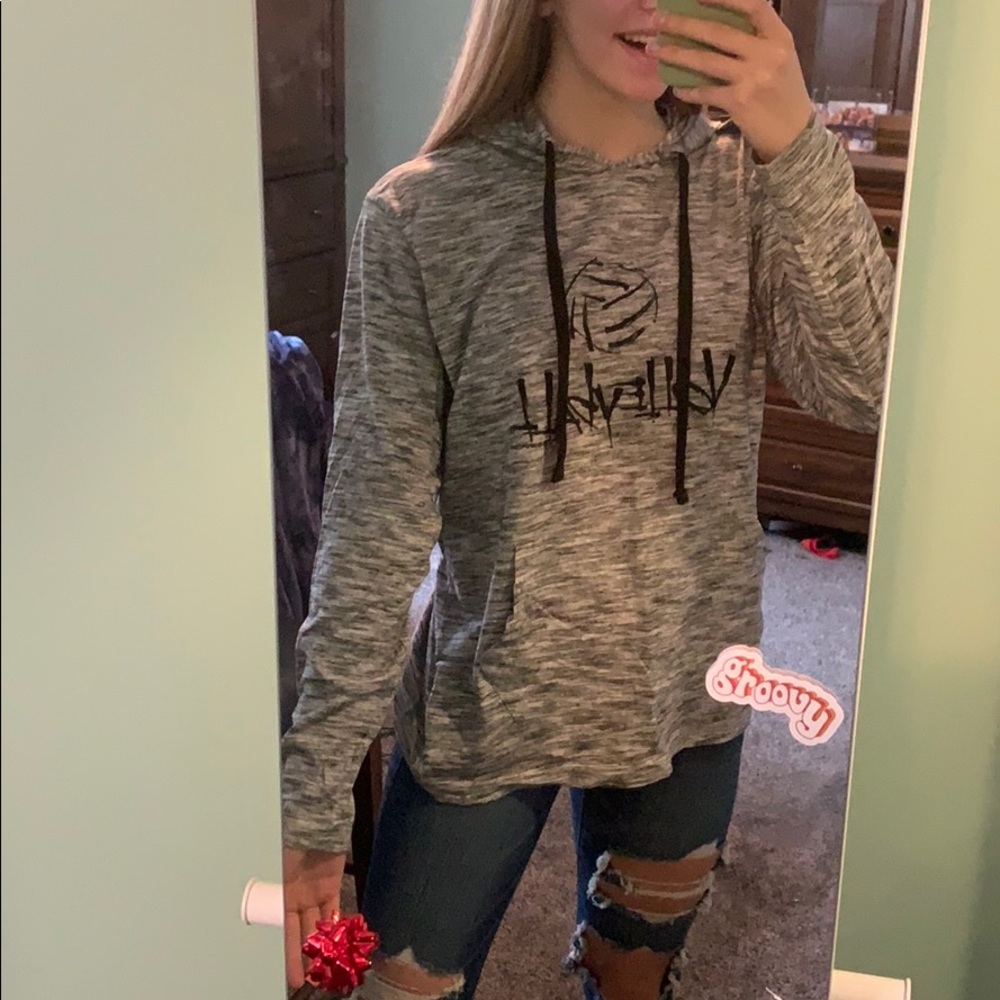 Thin volleyball hoodie